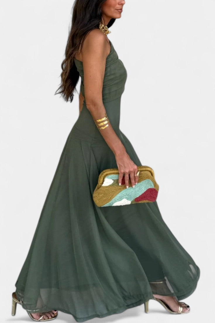 Renata - Rochie maxi cu un umăr