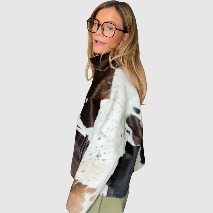 Luna - Geacă din piele de vacă