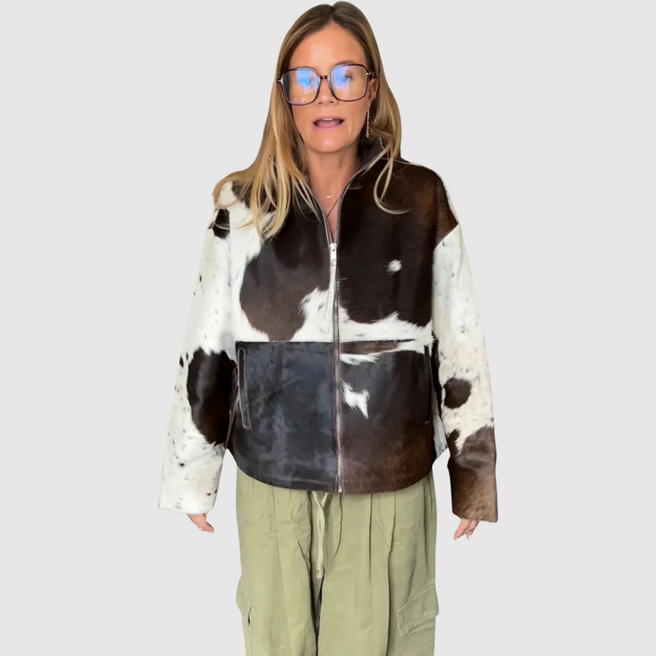 Luna - Geacă din piele de vacă