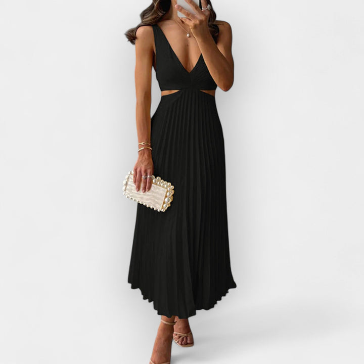 Rochie midi din satin