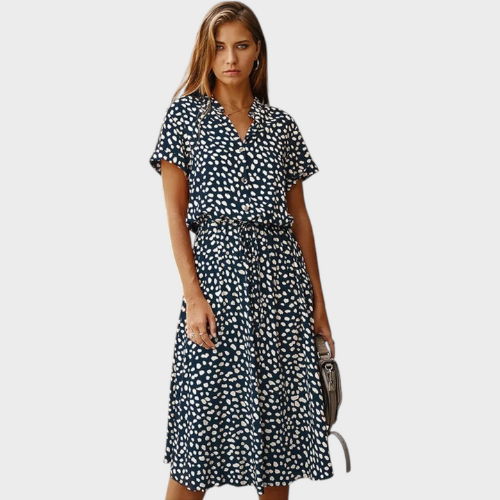 Tena - Rochie Elegantă de Vară Multicoloră