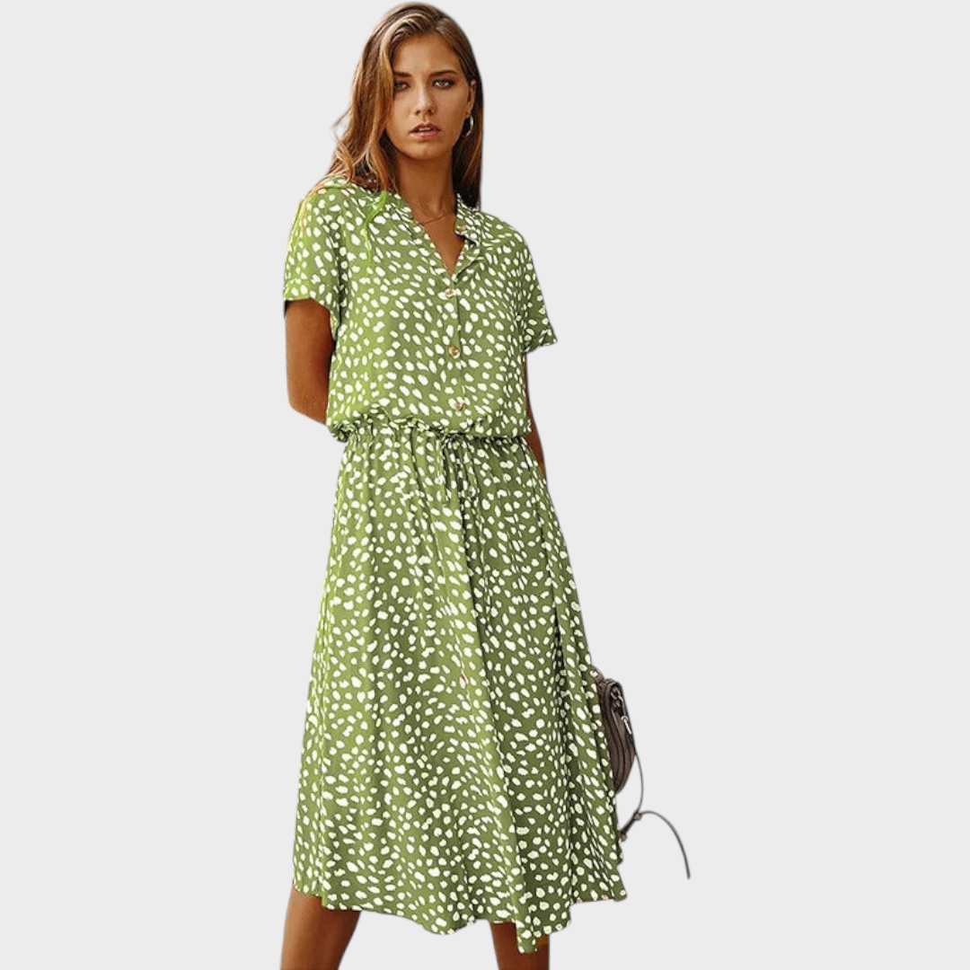 Tena - Rochie Elegantă de Vară Multicoloră