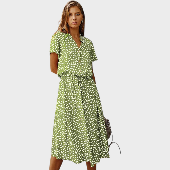 Tena - Rochie Elegantă de Vară Multicoloră