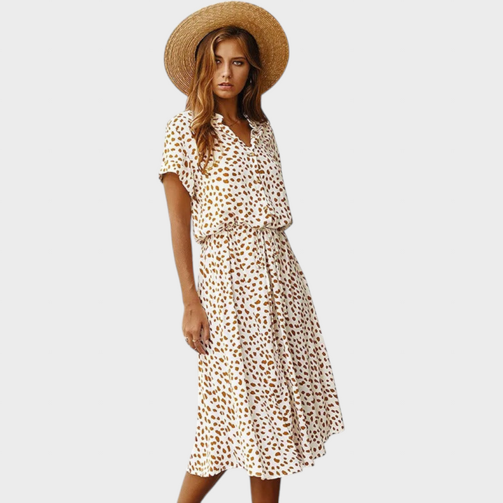 Tena - Rochie Elegantă de Vară Multicoloră