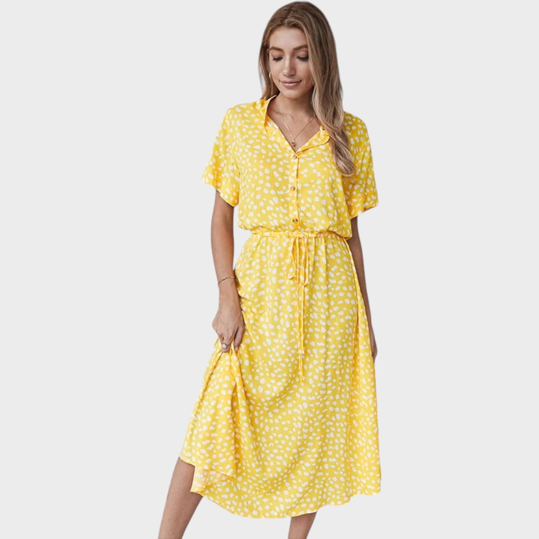 Tena - Rochie Elegantă de Vară Multicoloră