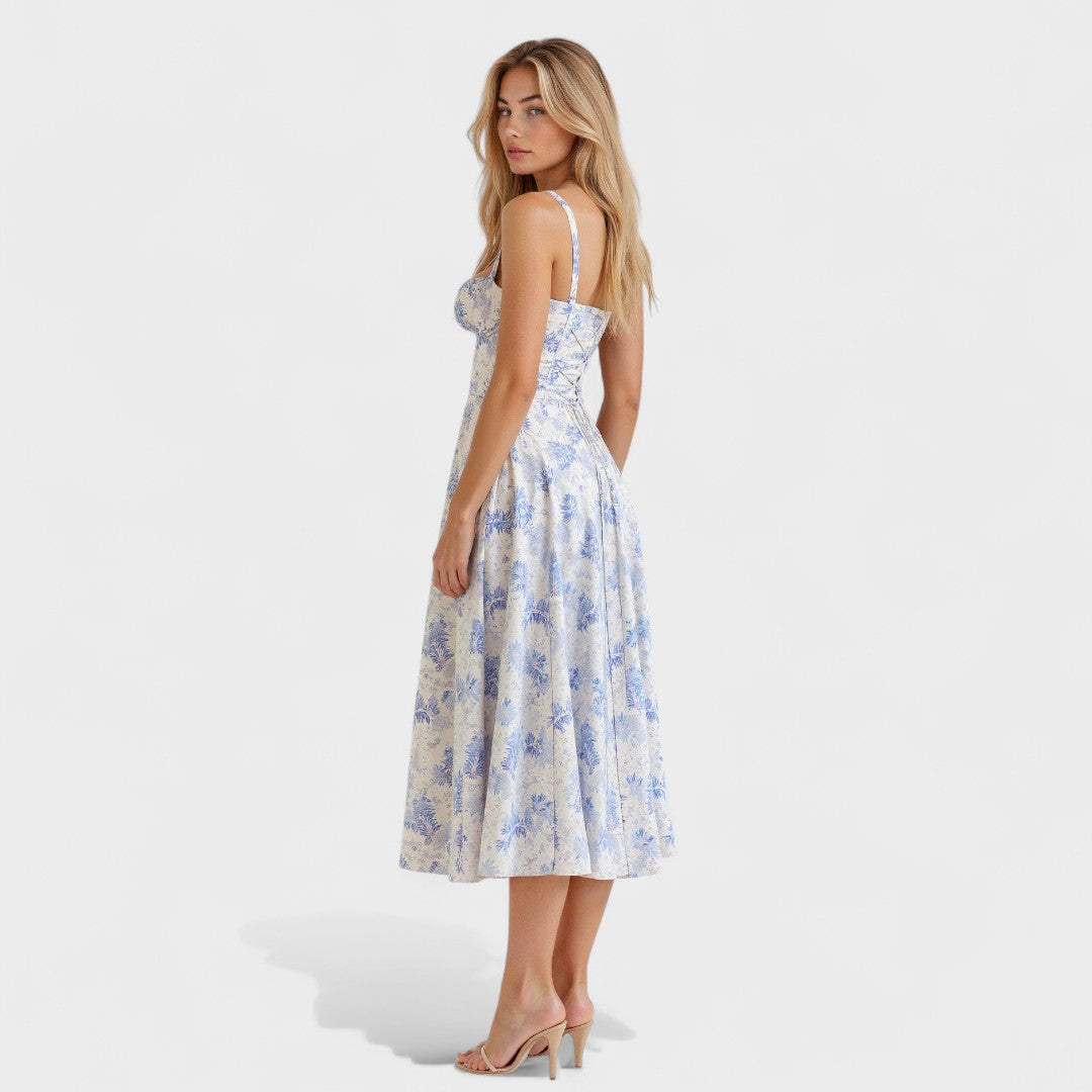 Petra - Rochie Midi cu Corset