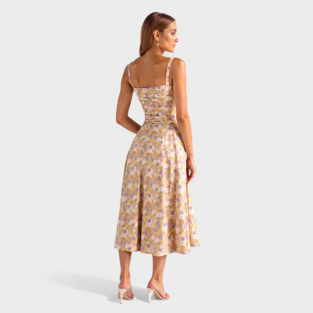 Petra - Rochie Midi cu Corset