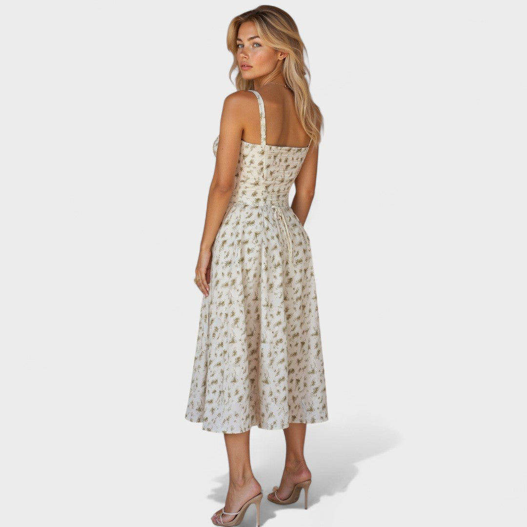 Petra - Rochie Midi cu Corset