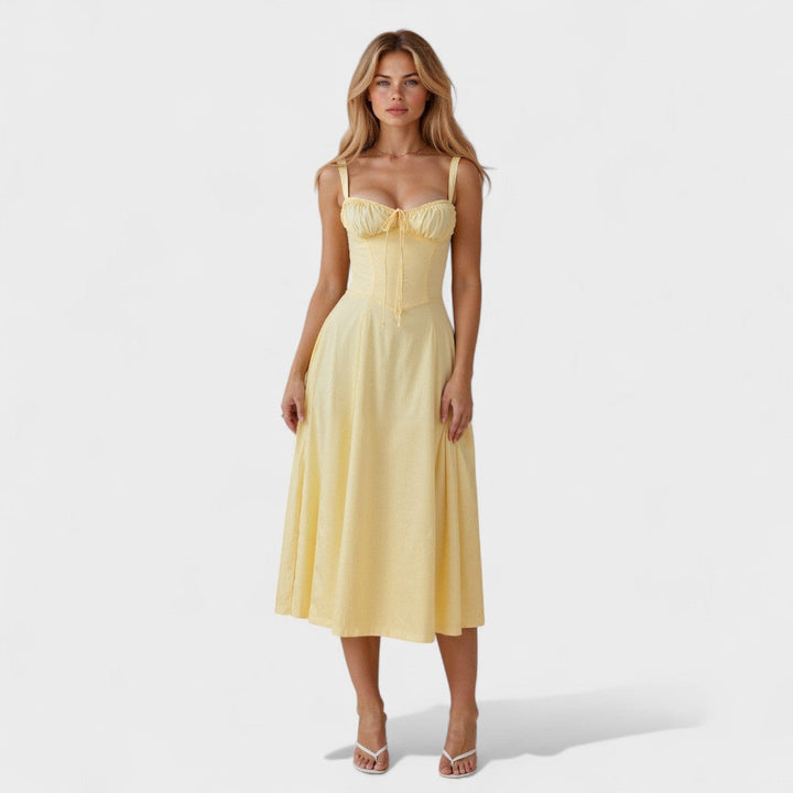 Petra - Rochie Midi cu Corset