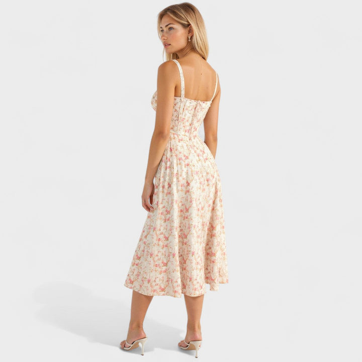 Petra - Rochie Midi cu Corset