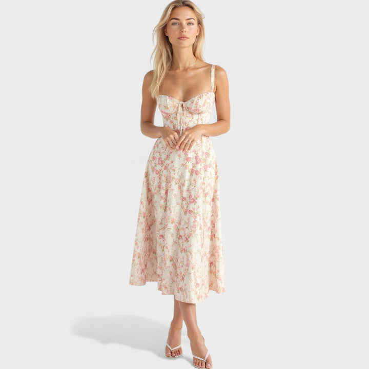 Petra - Rochie Midi cu Corset