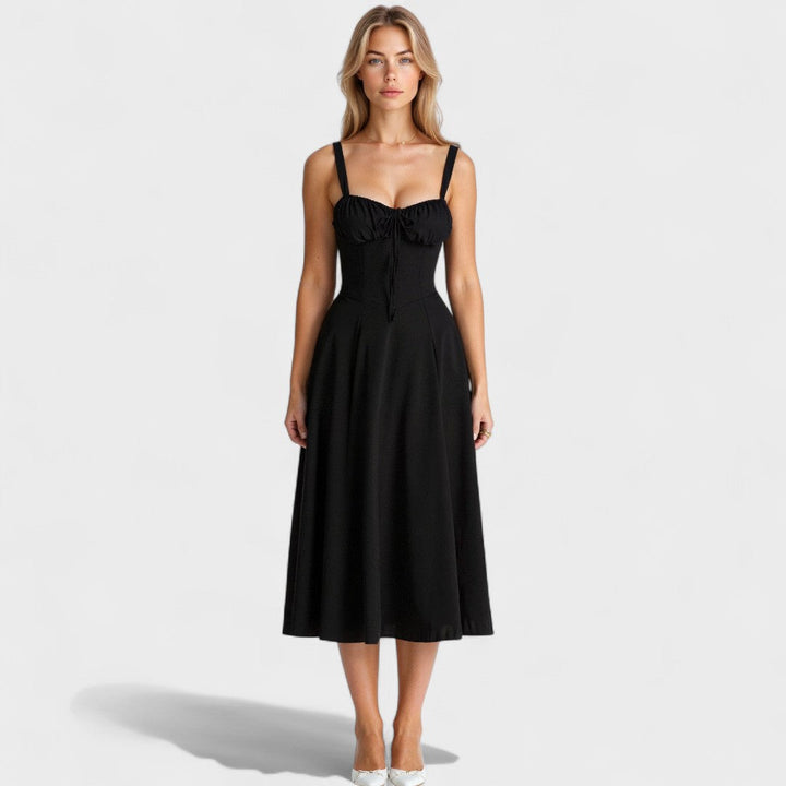 Petra - Rochie Midi cu Corset