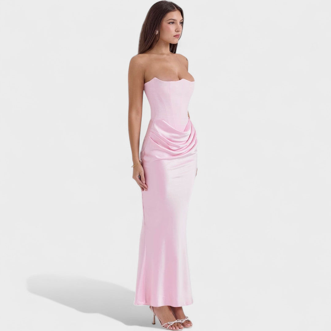 Clara – Rochie Corset din Satin